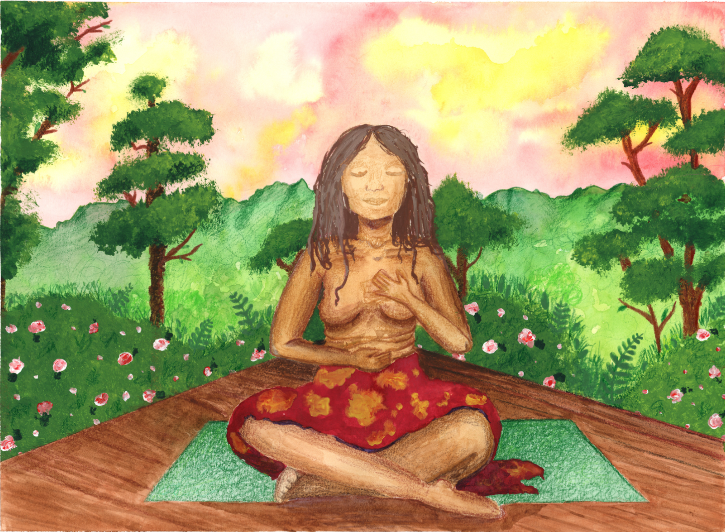 "Peace" Art Sticker Print