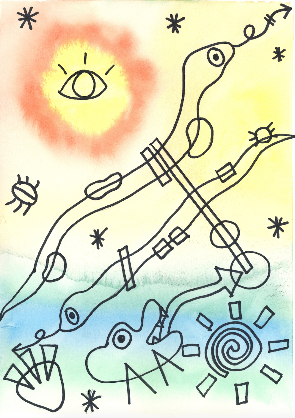 "Shifts" Archival Art Print
