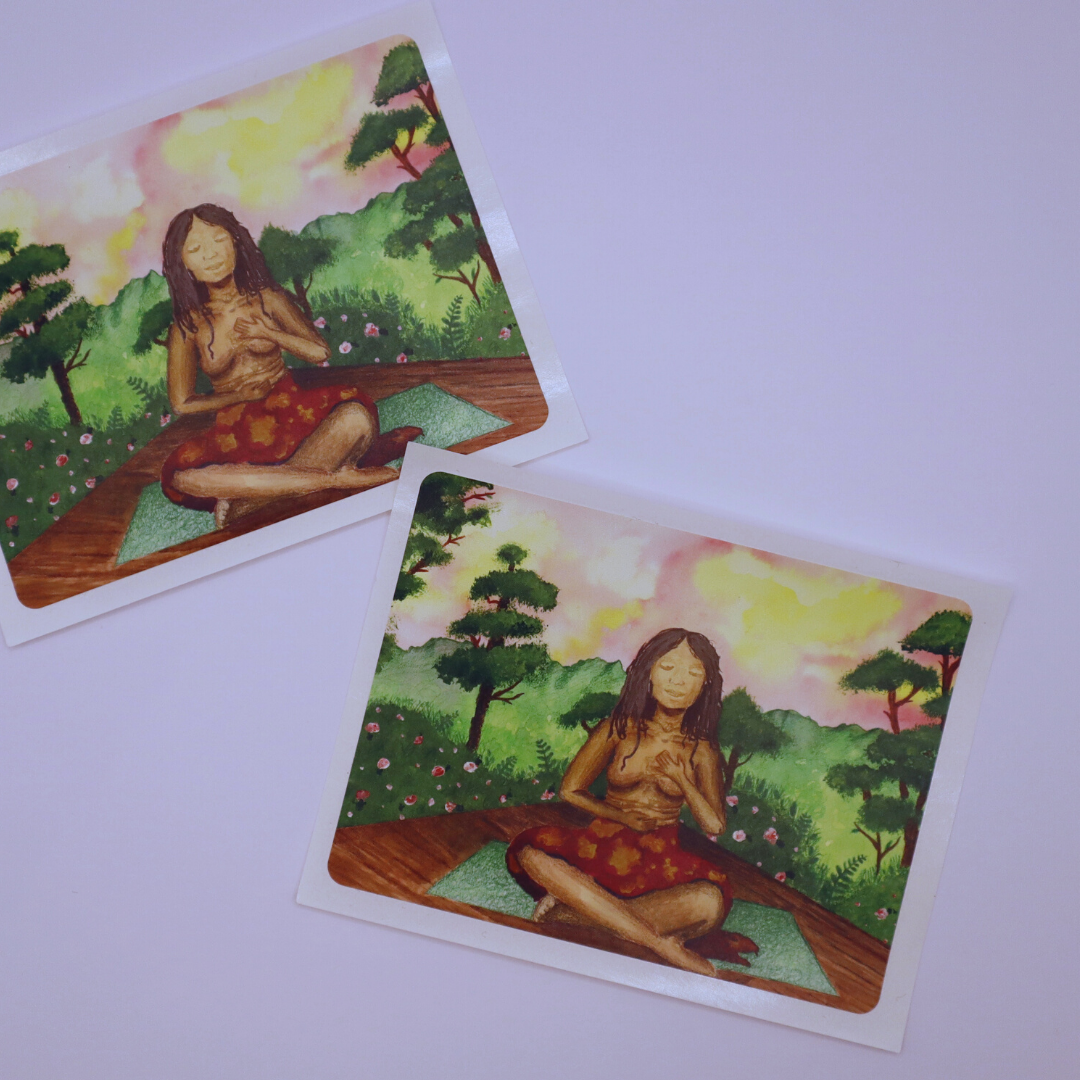 "Peace" Art Sticker Print