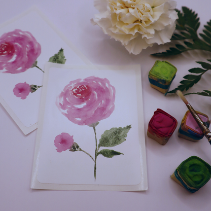 Rose Sticker Art Prints