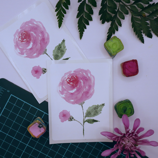 Rose Sticker Art Prints