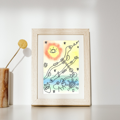 "Shifts" Archival Art Print